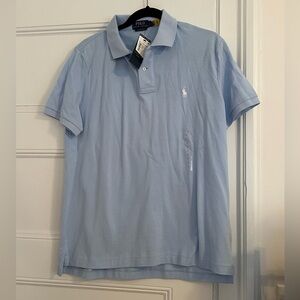 Polo by Ralph Lauren Men's Light Blue Polo Shirt